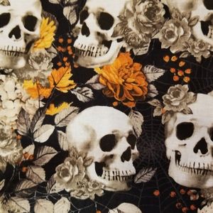 Handmade Skull Table Runner
